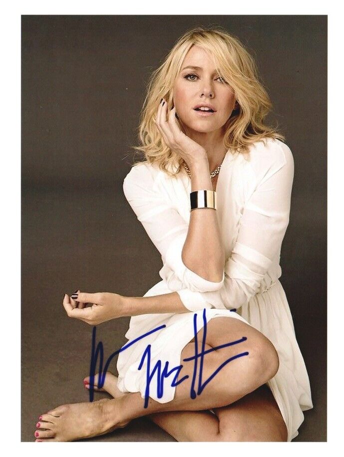 Autogramm Film (UK) | Naomi WATTS | 2014 Foto (Portrait Color XM) NY Times SEXY