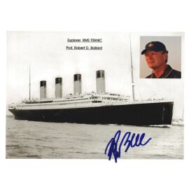 Autogramm Wissenschaft (USA) | Robert BALLARD | 2010er Foto (Collage Color XM) Titanic