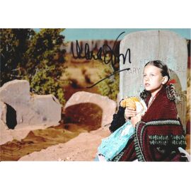 Autogramm Film (USA) | Lana WOOD | 1956 Foto (Portrait Color XM) "The Searchers" KINDERSTAR