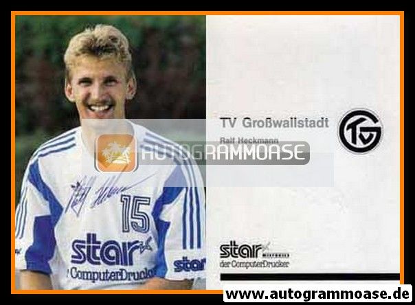 Autogramm Handball | TV Grosswallstadt | 1991 | Ralf HECKMANN