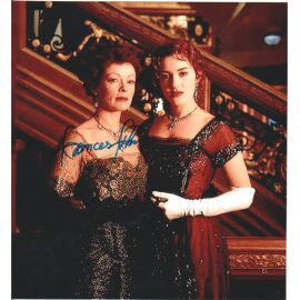 Autogramm Film (USA) | Frances FISHER | 1997 Foto (Portrait Color XM Winslett) "Titanic" 1