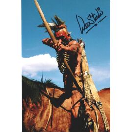 Autogramm Film (USA) | Wes STUDI | 1990 Foto (Portrait Color XM) "Dances With Wolves"