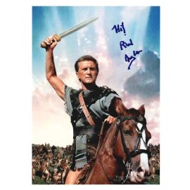 Autogramm Film (USA) | Kirk DOUGLAS | 1960 Foto (Portrait Color XM) "Spartacus"