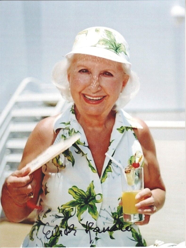Autogramm Schauspieler | Edith HANCKE | 2000er Foto (Portrait Color XL)