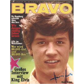 Autogramm Schauspieler | Hansi KRAUS | 1970 Foto (Portrait Color XL) Bravo