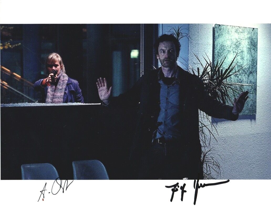 Autogramme TV | ARD | Anna SCHUDT + Jörg HARTMANN | 2017 Foto (Filmszene Color XL) "Tatort"