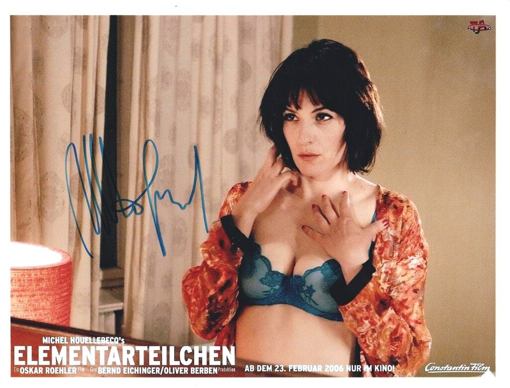 Autogramm Schauspieler | Martina GEDECK | 2006 Foto (Portrait Color XL) SEXY "Elementarteilchen"