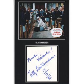Autogramm Film | Tilly LAUENSTEIN | 1967 Foto (Collage Color XL) "Mönch mit der Peitsche"