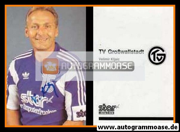 Autogramm Handball | TV Grosswallstadt | 1992 | Velimir KLJAIC