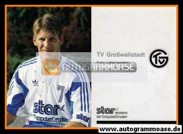 Autogramm Handball | TV Grosswallstadt | 1991 | Sven LAKENMACHER