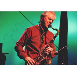Autogramm Jazz (NOR) | Jan GARBAREK | 2010er Foto (Konzert Color XL)