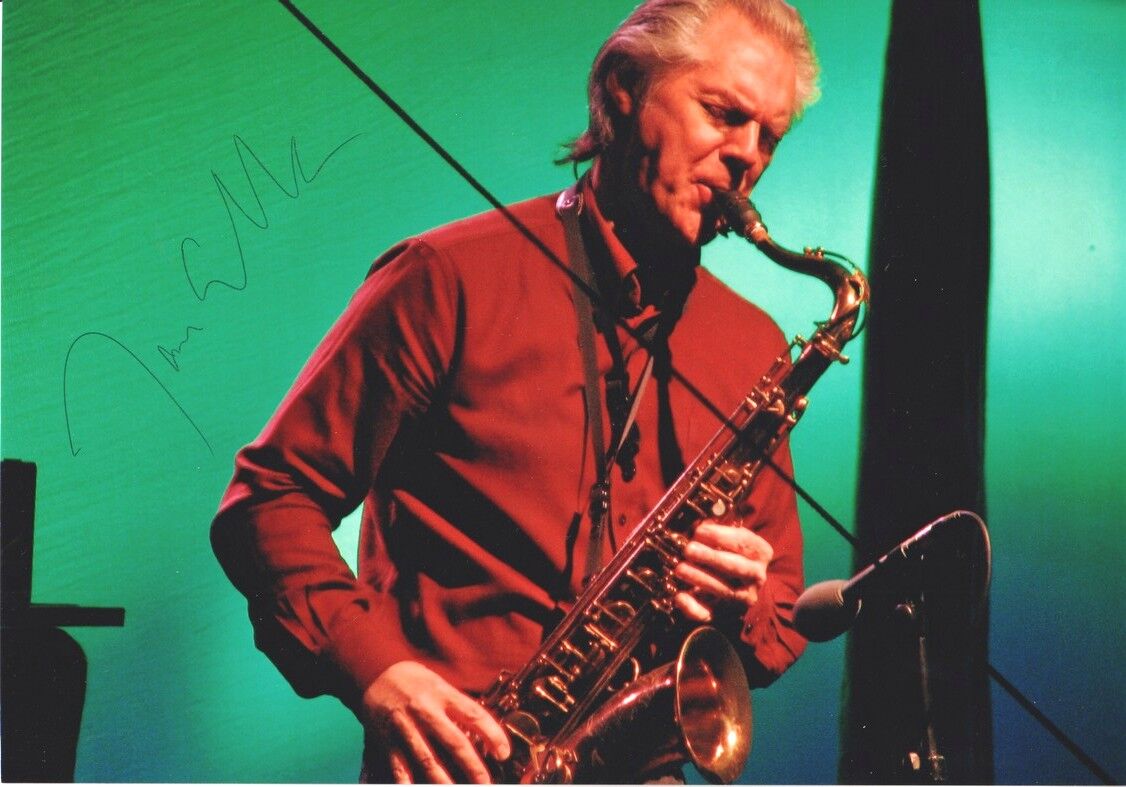 Autogramm Jazz (NOR) | Jan GARBAREK | 2010er Foto (Konzert Color XL)
