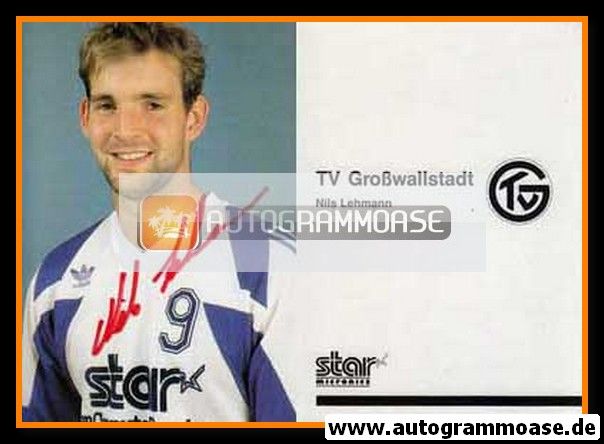 Autogramm Handball | TV Grosswallstadt | 1992 | Nils LEHMANN