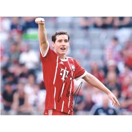 Autogramm Fussball | FC Bayern München | 2017 Foto | Sebastian RUDY (Spielszene Color XL) SuperCup