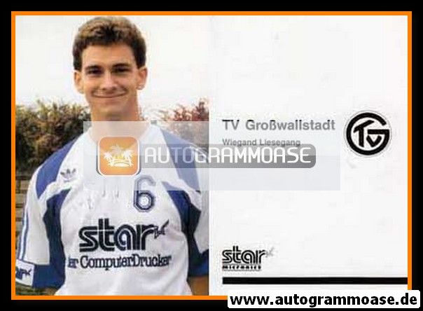 Autogramm Handball | TV Grosswallstadt | 1991 | Wiegand LIESEGANG