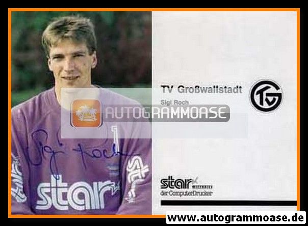 Autogramm Handball | TV Grosswallstadt | 1991 | Siegfried ROCH