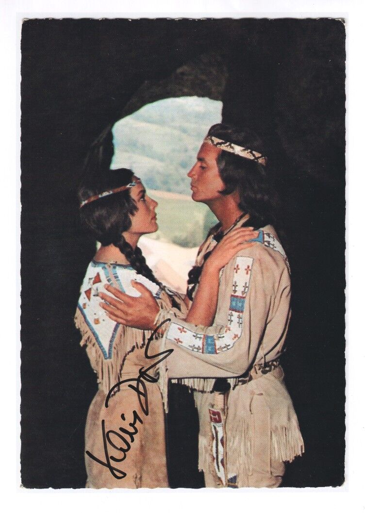 Autogramm Film | Karin DOR | 1964 (Filmszene Color XL) "Winnetou II"