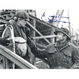 Autogramm Film | Klaus Maria BRANDAUER | 1991 Foto (Filmszene SW XL) "White Fang" 1