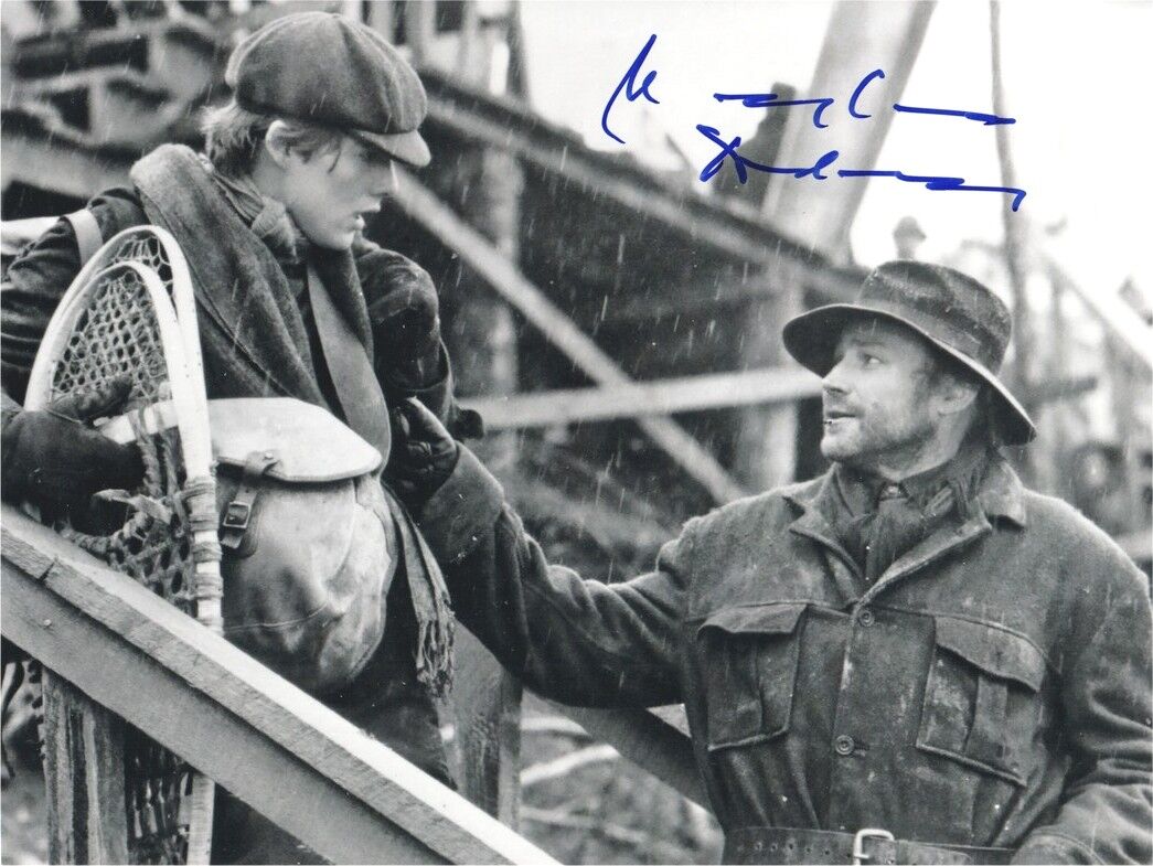 Autogramm Film | Klaus Maria BRANDAUER | 1991 Foto (Filmszene SW XL) "White Fang" 1