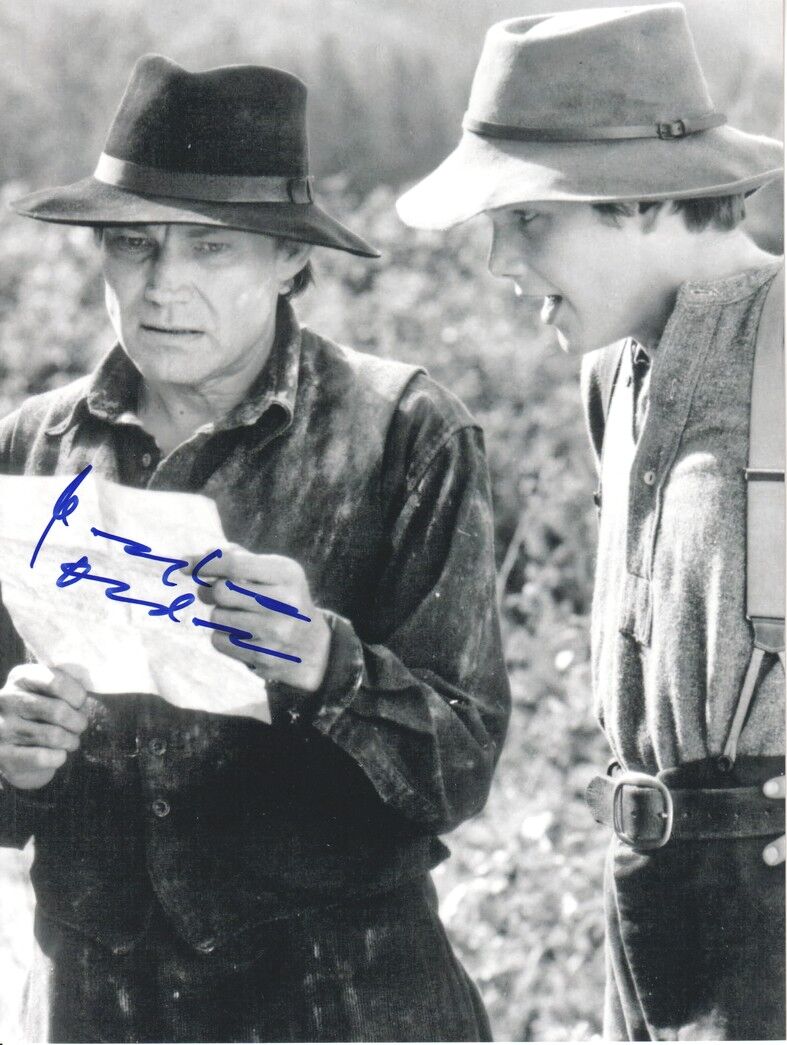 Autogramm Film | Klaus Maria BRANDAUER | 1991 Foto (Filmszene SW XL) "White Fang" 2