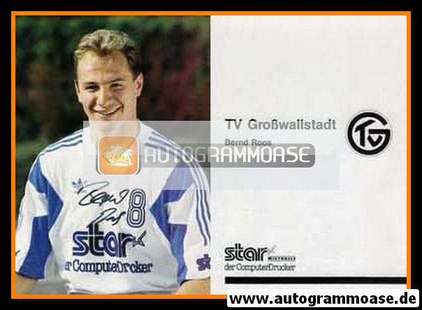 Autogramm Handball | TV Grosswallstadt | 1991 | Bernd ROOS