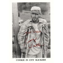 Autogramm Film (USA) | Tracey WALTER | 1991 Foto (Portrait SW XL) "City Slickers"