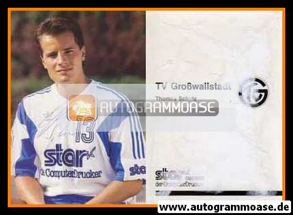 Autogramm Handball | TV Grosswallstadt | 1991 | Thomas SCHULZ