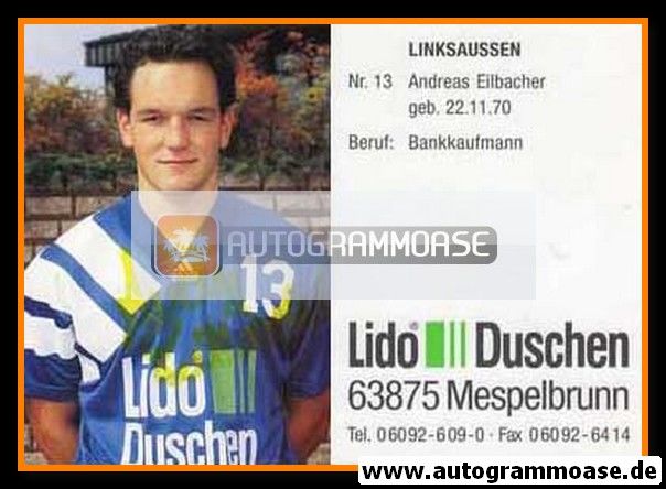 Autogramm Handball | TV Grosswallstadt | 1993 | Andreas EILBACHER