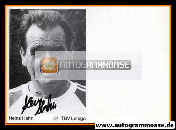 Autogramm Handball | TBV Lemgo | 1980er | Heinz HAHN [1]