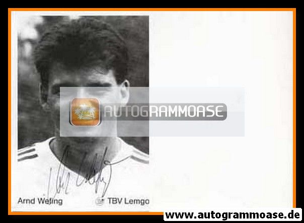 Autogramm Handball | TBV Lemgo | 1980er | Arnd WEFING
