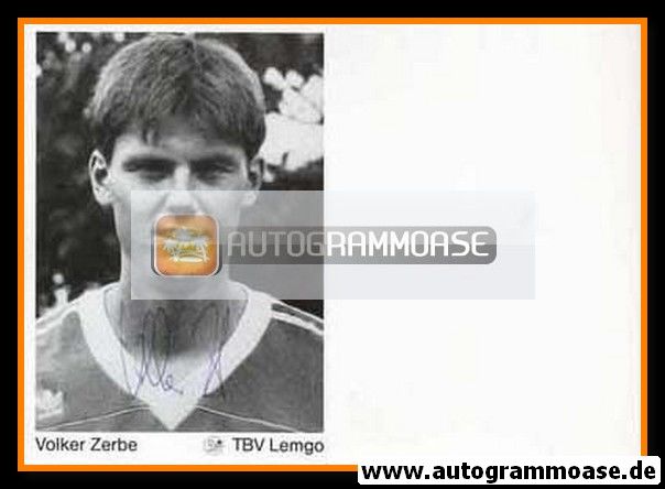 Autogramm Handball | TBV Lemgo | 1980er | Volker ZERBE (2)