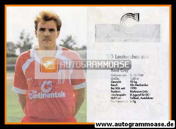 Autogramm Handball | SG Leutershausen | 1990 | Rene CROY