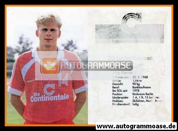 Autogramm Handball | SG Leutershausen | 1990 | Jörg KUNZE