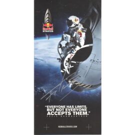 Autogramm Extremsport | Felix BAUMGARTNER | 2013 (Portrait Color) Red Bull Stratos