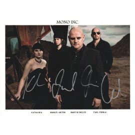 Autogramme Rock | MONO INC. | 2010er (Gruppenbild Color XM)