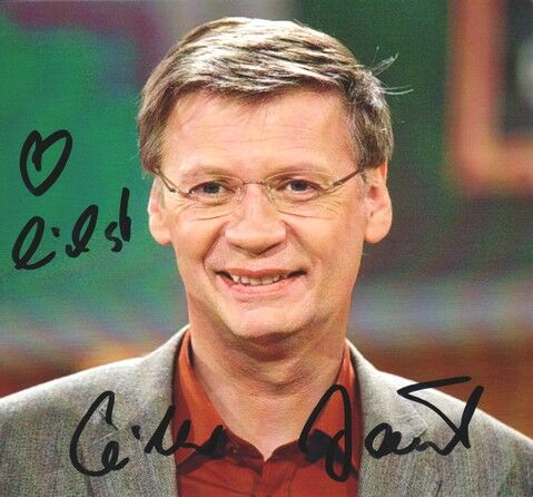 Autogramm TV | Günther JAUCH | 2010er Foto (Portrait Color XM)