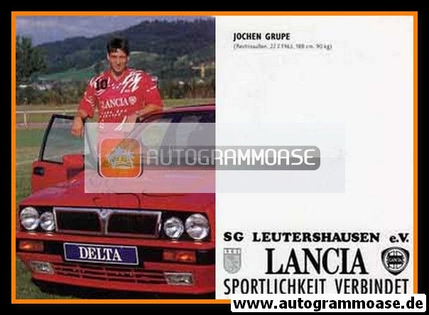 Autogramm Handball | SG Leutershausen | 1990er Lancia | Jochen GRUPE