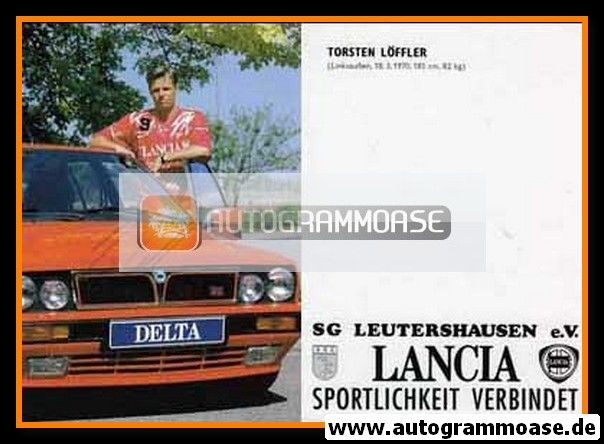 Autogramm Handball | SG Leutershausen | 1990er Lancia | Torsten LÖFFLER