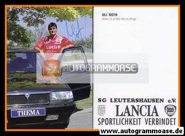 Autogramm Handball | SG Leutershausen | 1990er Lancia | Uli ROTH