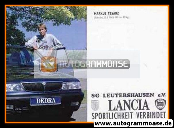 Autogramm Handball | SG Leutershausen | 1990er Lancia | Markus TESARZ
