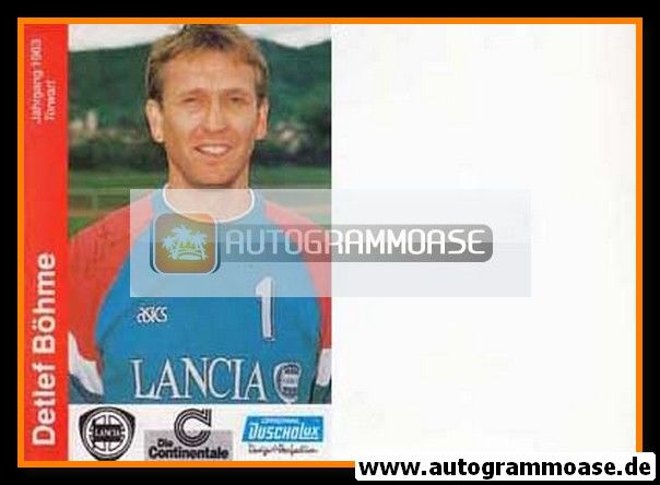 Autogramm Handball | SG Leutershausen | 1990er Mini | Detlef BÖHME