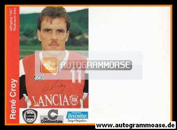 Autogramm Handball | SG Leutershausen | 1990er Mini | Rene CROY