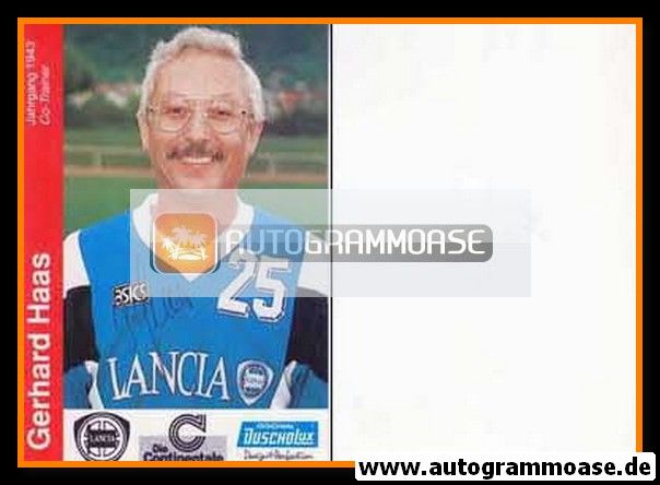 Autogramm Handball | SG Leutershausen | 1990er Mini | Gerhard HAAS