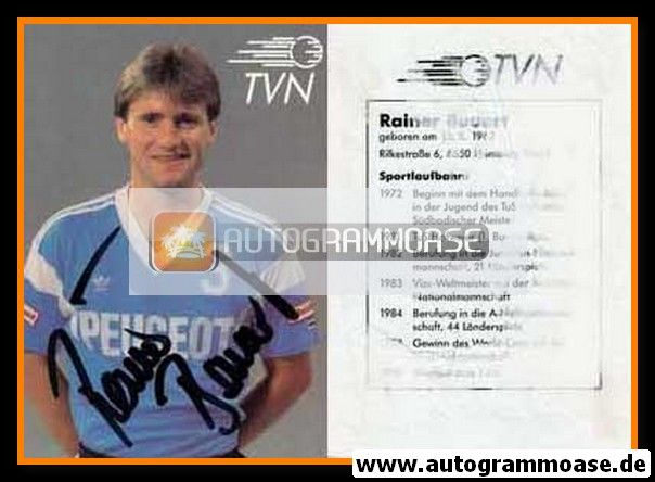 Autogramm Handball | TV Niederwürzbach | 1989 | Rainer BAUERT
