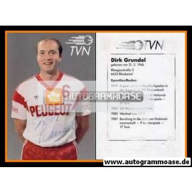 Autogramm Handball | TV Niederwürzbach | 1989 | Dirk GRUNDEL