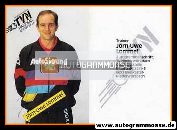 Autogramm Handball | TV Niederwürzbach | 1990er AutoSound | Jörn-Uwe LOMMEL