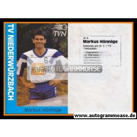 Autogramm Handball | TV Niederwürzbach | 1990er Peugeot | Markus HÖNNIGE