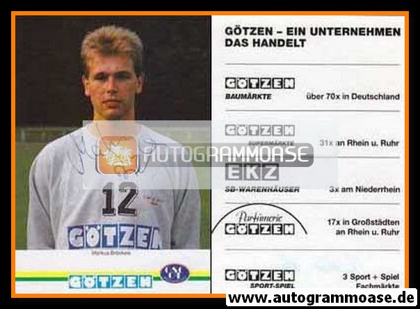 Autogramm Handball | OSC 04 Rheinhausen | 1993 | Markus BRÖCKELS