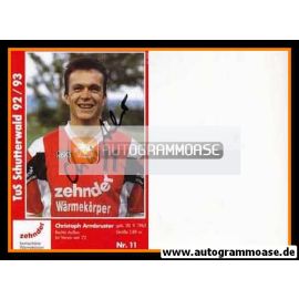 Autogramm Handball | TuS Schutterwald | 1992 | Christoph ARMBRUSTER