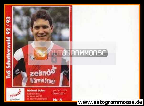 Autogramm Handball | TuS Schutterwald | 1992 | Michael BOHN